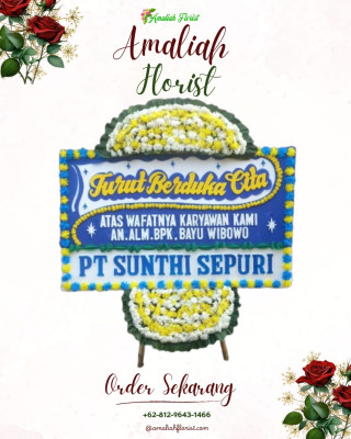 Papan Bunga Duka di Banjarmasin Selatan