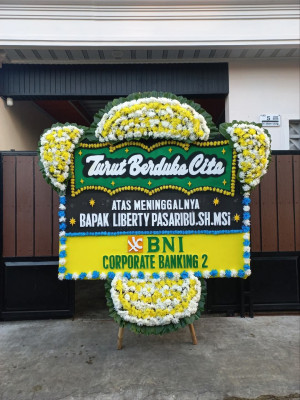Papan Bunga Duka di Banjarmasin Selatan