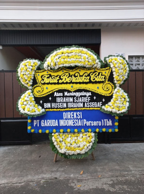 Papan Bunga Duka di Banjarmasin Selatan