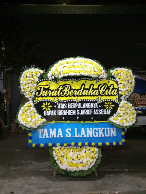 Papan Bunga Duka di Banjarmasin Selatan