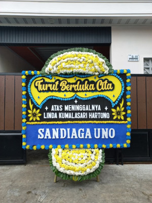 Papan Bunga Duka di Banjarmasin Selatan