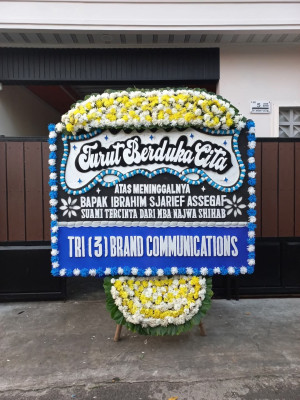 Papan Bunga Duka di Banjarmasin Selatan